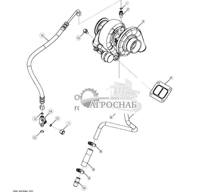 65HH Турбонагнетатель 